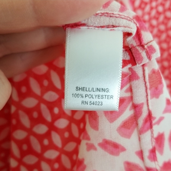 Banana Republic| "Pink Strawberry" printed blouse - Picture 4 of 8